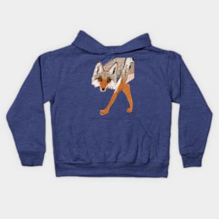 Totem Coyote Kids Hoodie